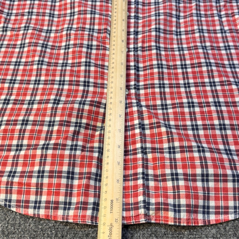 Brooks Brothers 346 Button Down Shirt Mens LG Plaid Short Sleeve Preppy Classic - Picture 5 of 7